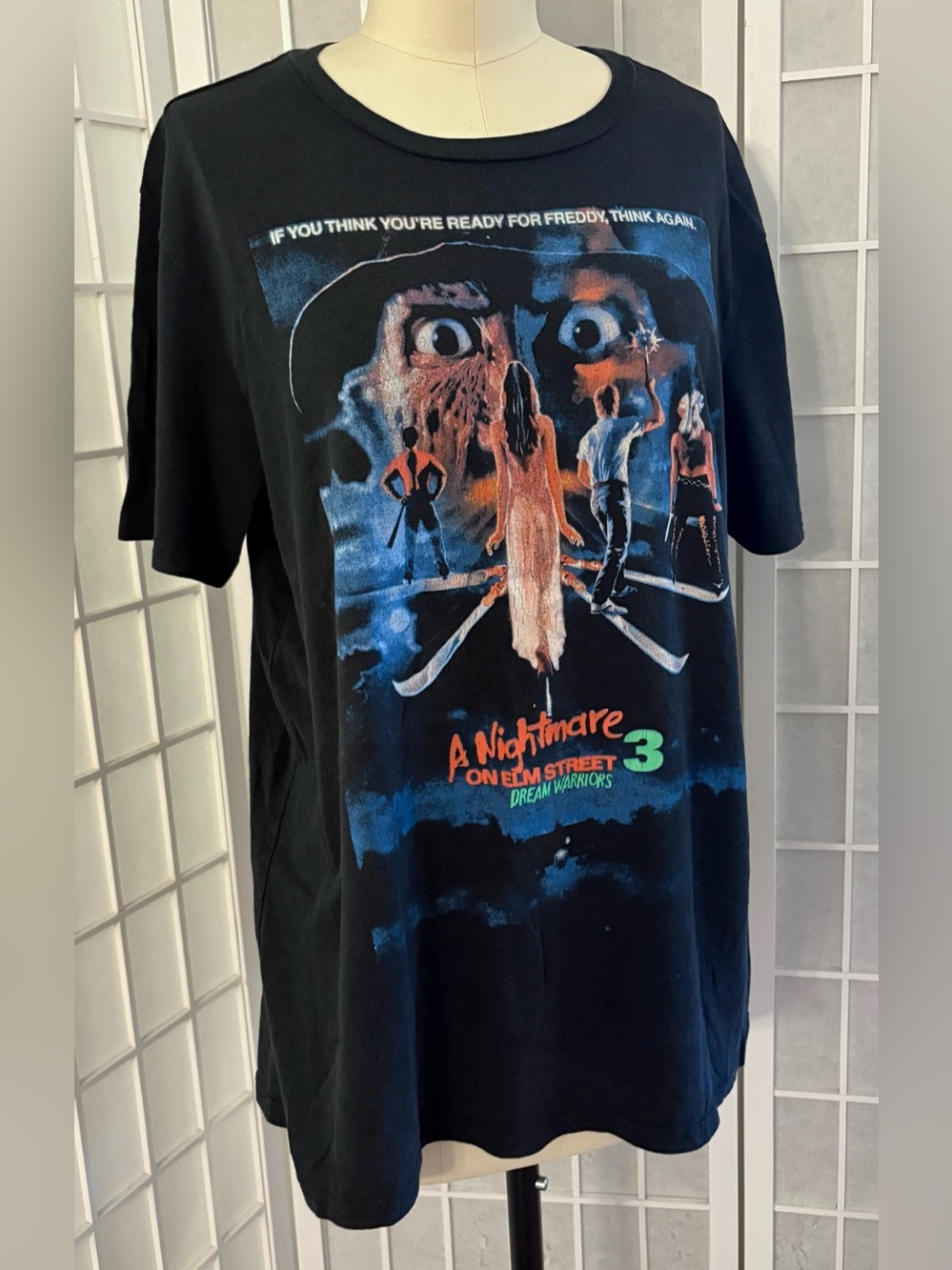 A Nightmare on Elm Street 3 Dream Warriors Tee XL Freddy Krueger
